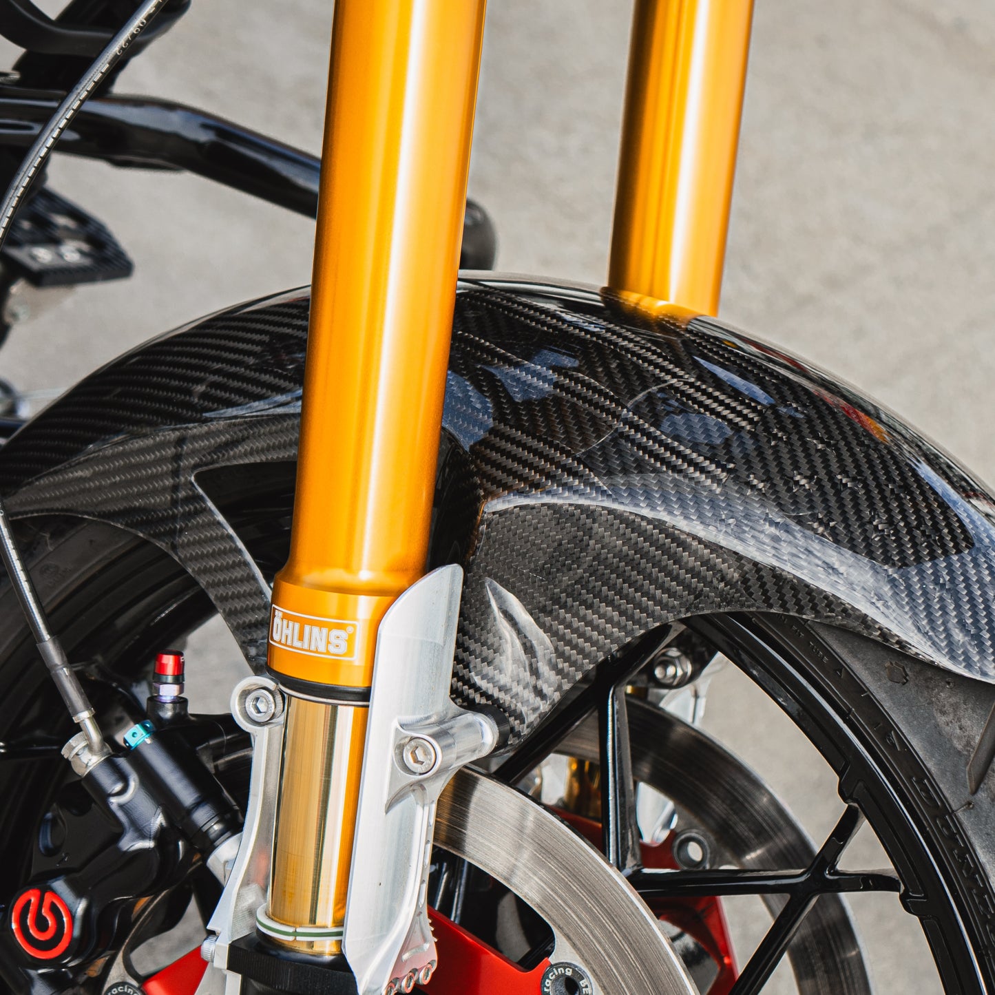 Touring short front fender