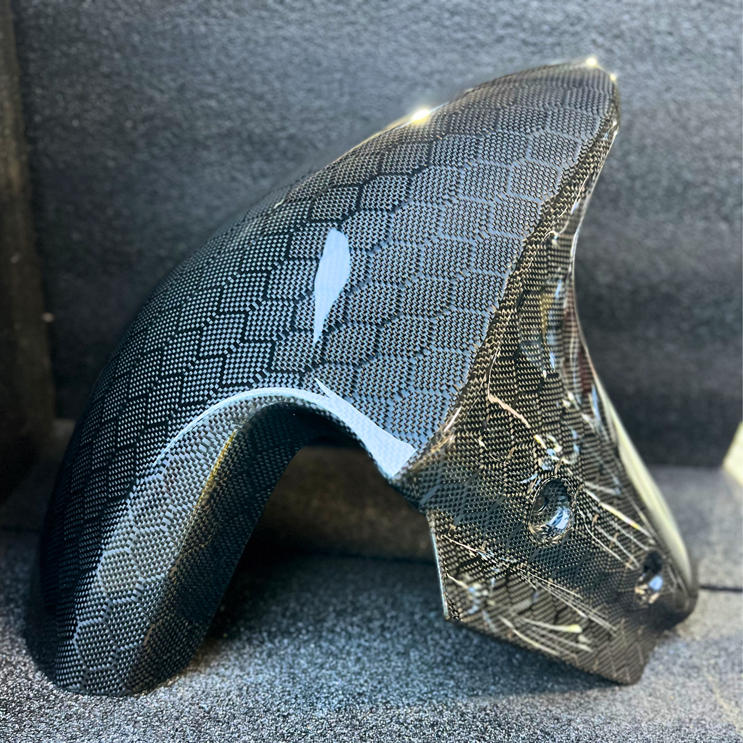 Upper Carbon Racer Front Fender