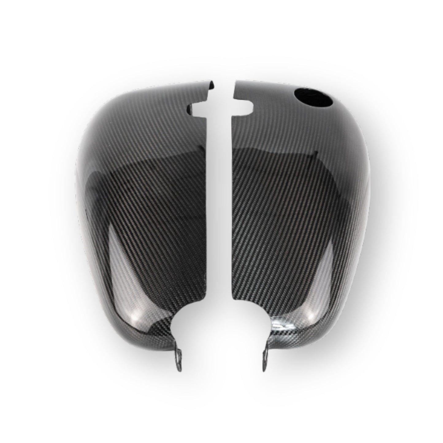 Softail Carbon tank skin