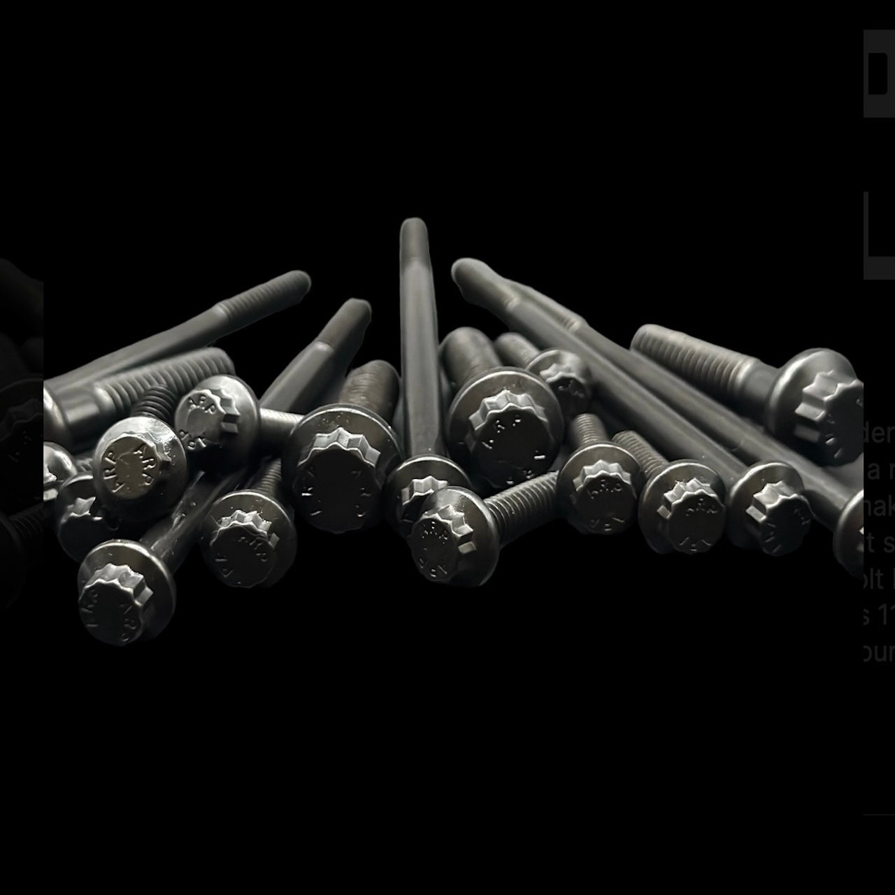 Front Caliper ARP Bolts