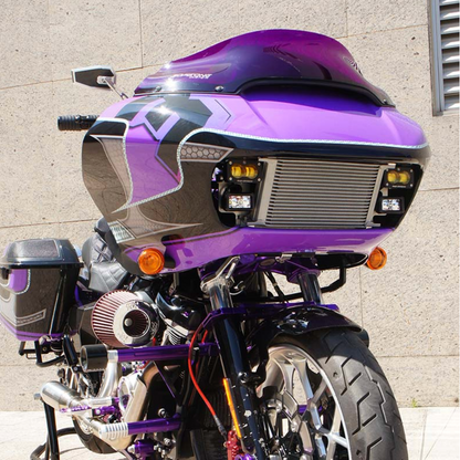 Road glide radiator kit