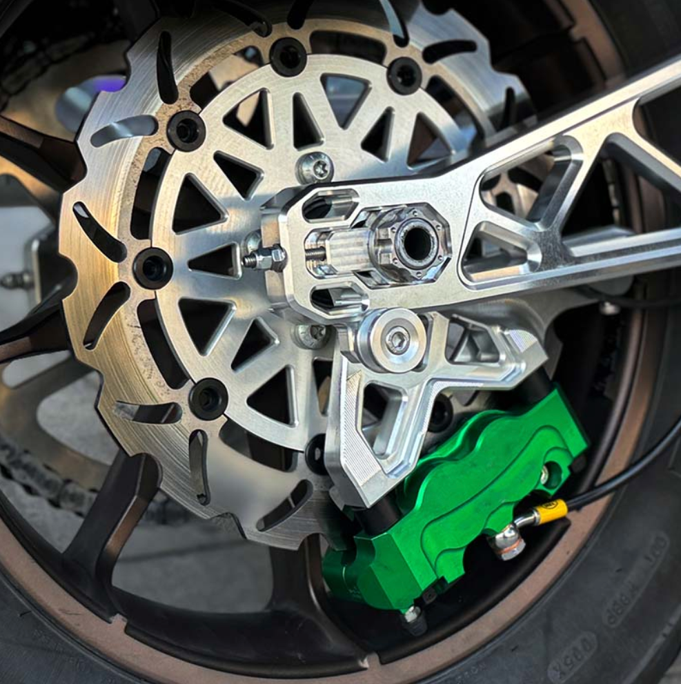 Softail rear radial caliper mount