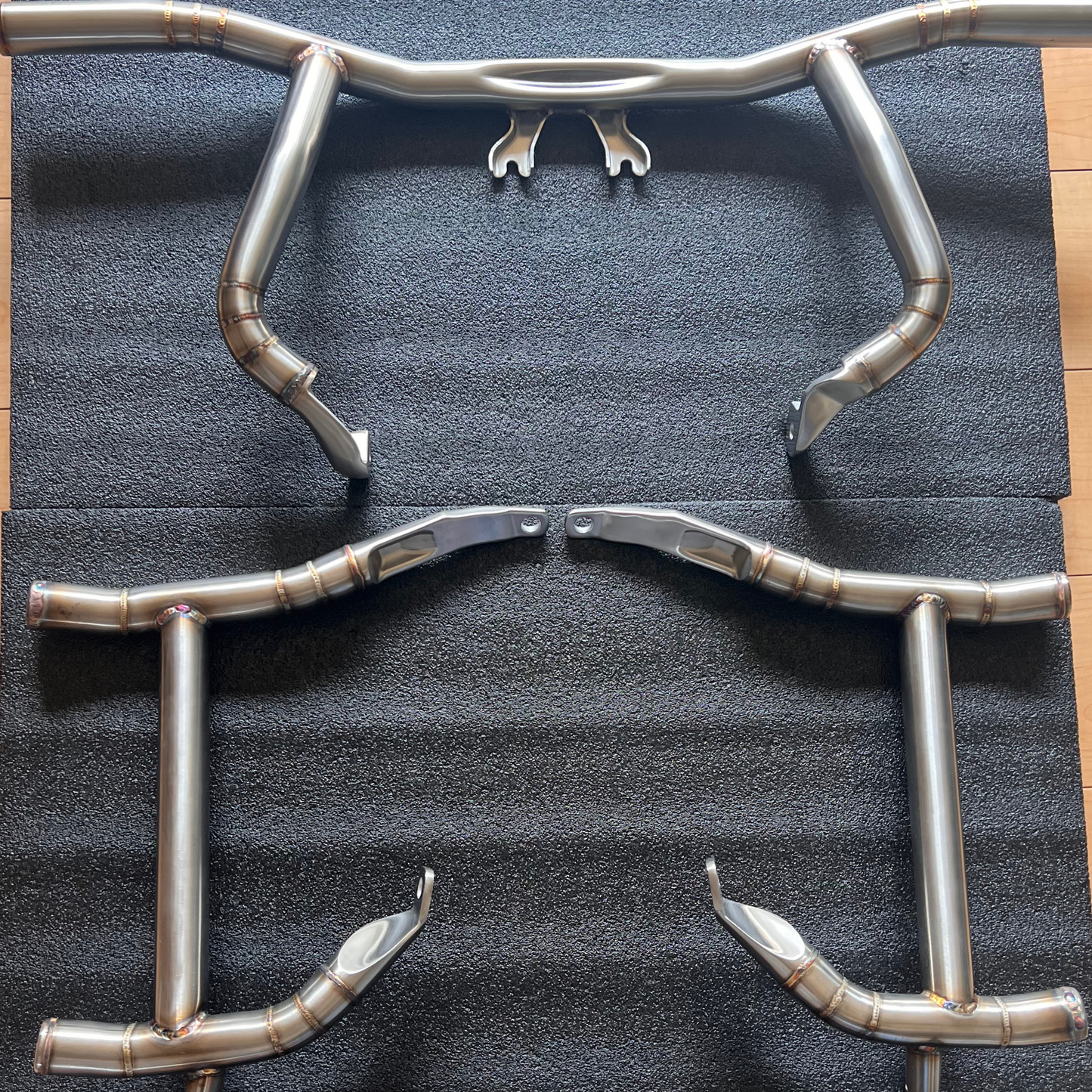 Stainless Steel Welded Crash Bar Set (Front + Rear)