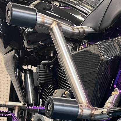 Stainless Steel Welded Crash Bar Set (Front + Rear)