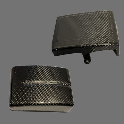 Luca's Carbon Side panels set (Fuse box & Battery cover)  Dyna/Dyna S 06-17