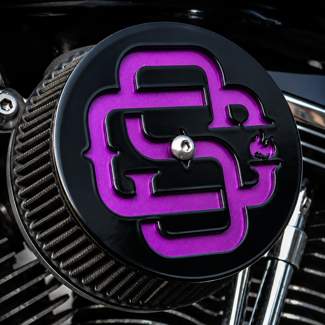 Air Cleaner Cover - OG Purple / Black