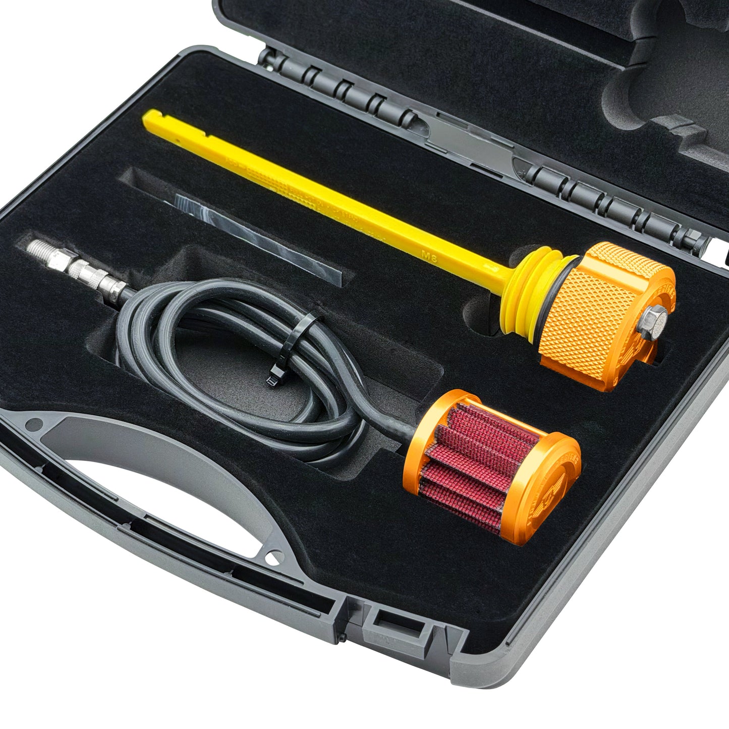 Performance Vented Dipstick for Harley-Davidson Touring M8 (2017-2026) - Knurled Gold