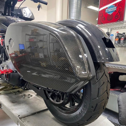 Low Rider ST carbon saddlebag covers