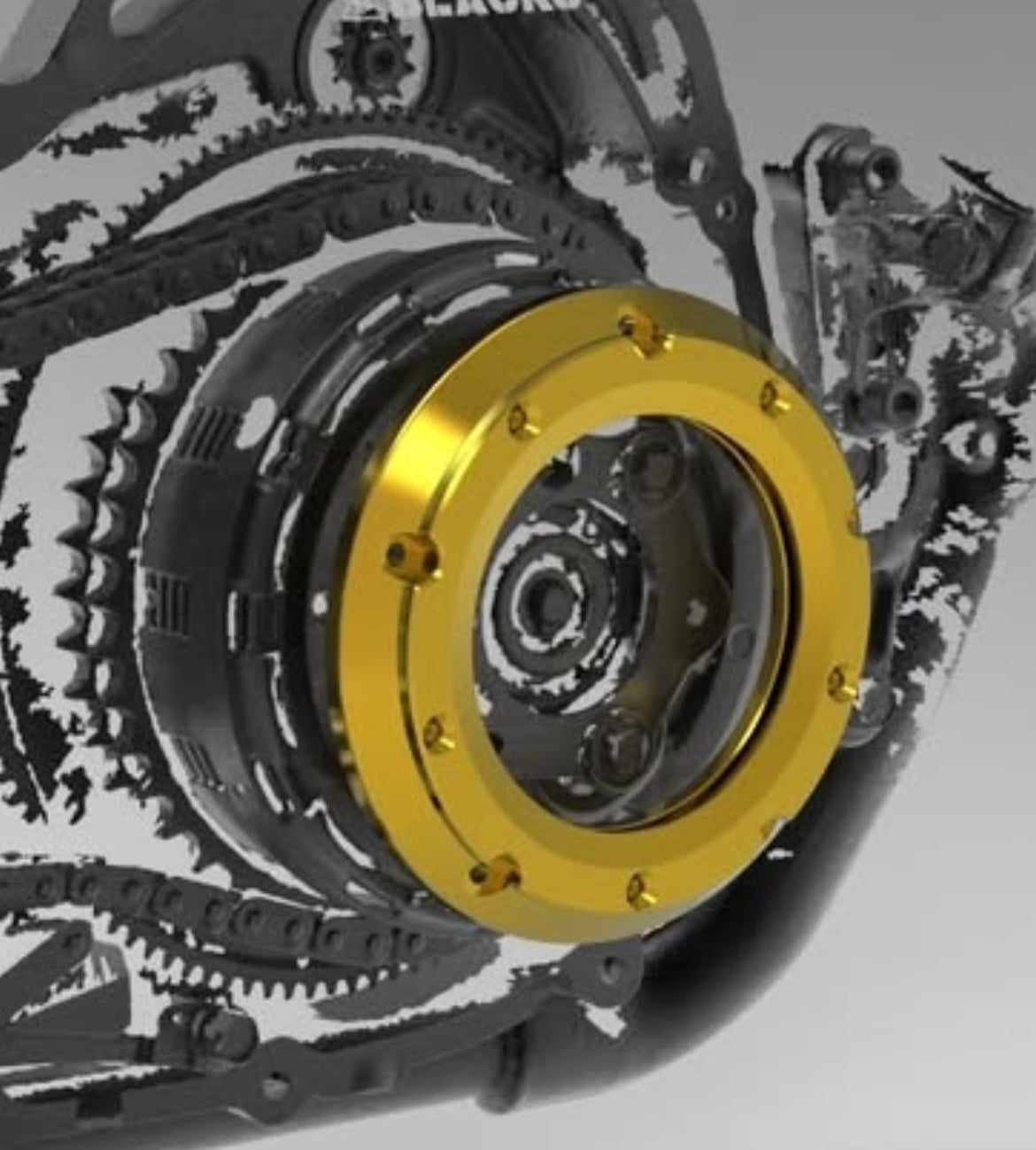 Clear Derby cover  for Softail 2020+