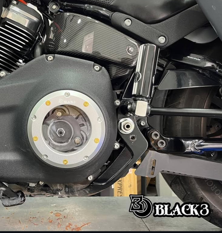 Clear Derby cover  for Softail 2020+