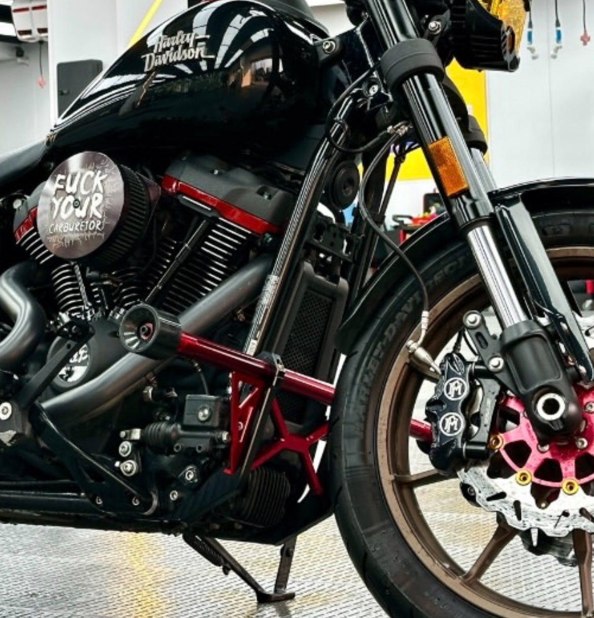 Softail aluminium crashbar