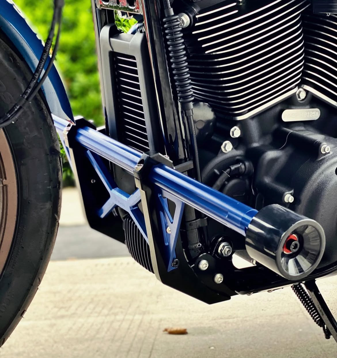 Softail aluminium crashbar