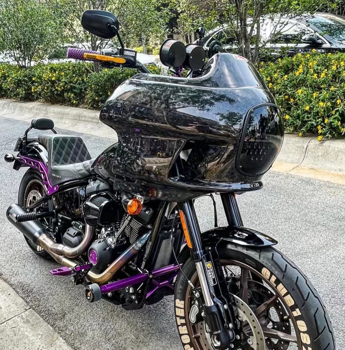 Softail aluminium crashbar