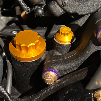 HALESPEED 12 Point Engine Oil Dipstick Cap — M8 Softail