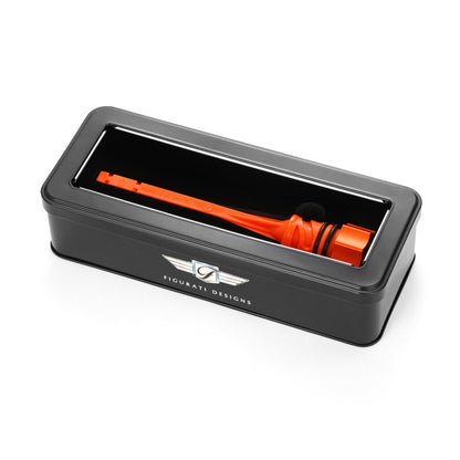 Performance Magnetic Dipstick for Harley-Davidson M8 Softail (2018-2026) - Curved Orange