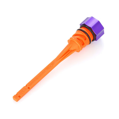 Performance Magnetic Dipstick for Harley-Davidson M8 Softail (2018-2026) - Curved Purple