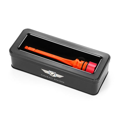 Performance Magnetic Dipstick for Harley-Davidson M8 Softail (2018-2026) - Curved Red