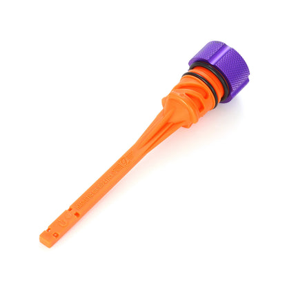 Performance Magnetic Dipstick for Harley-Davidson M8 Softail (2018-2026) - Knurled Purple