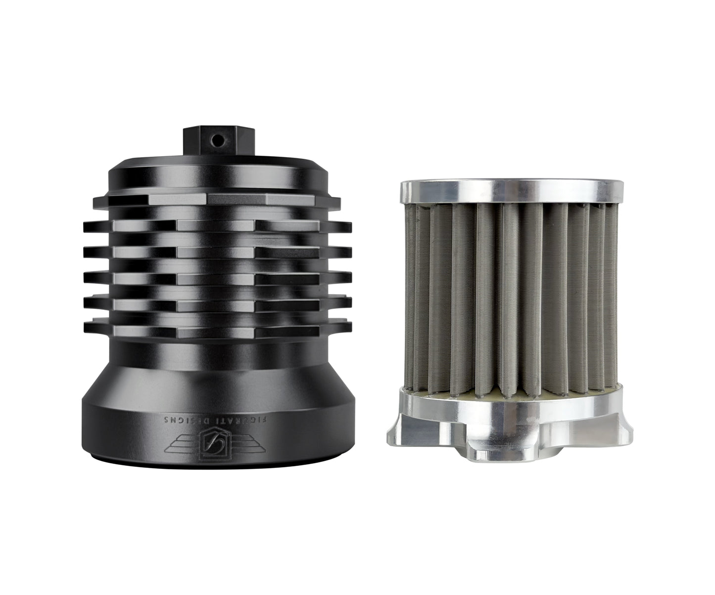 Performance Magnetic Oil Filter  BLACK