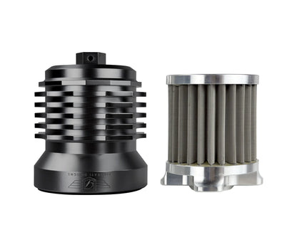 Performance Magnetic Oil Filter  BLACK