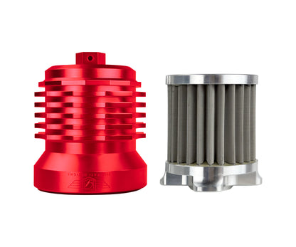 Performance Magnetic Oil Filter  RED