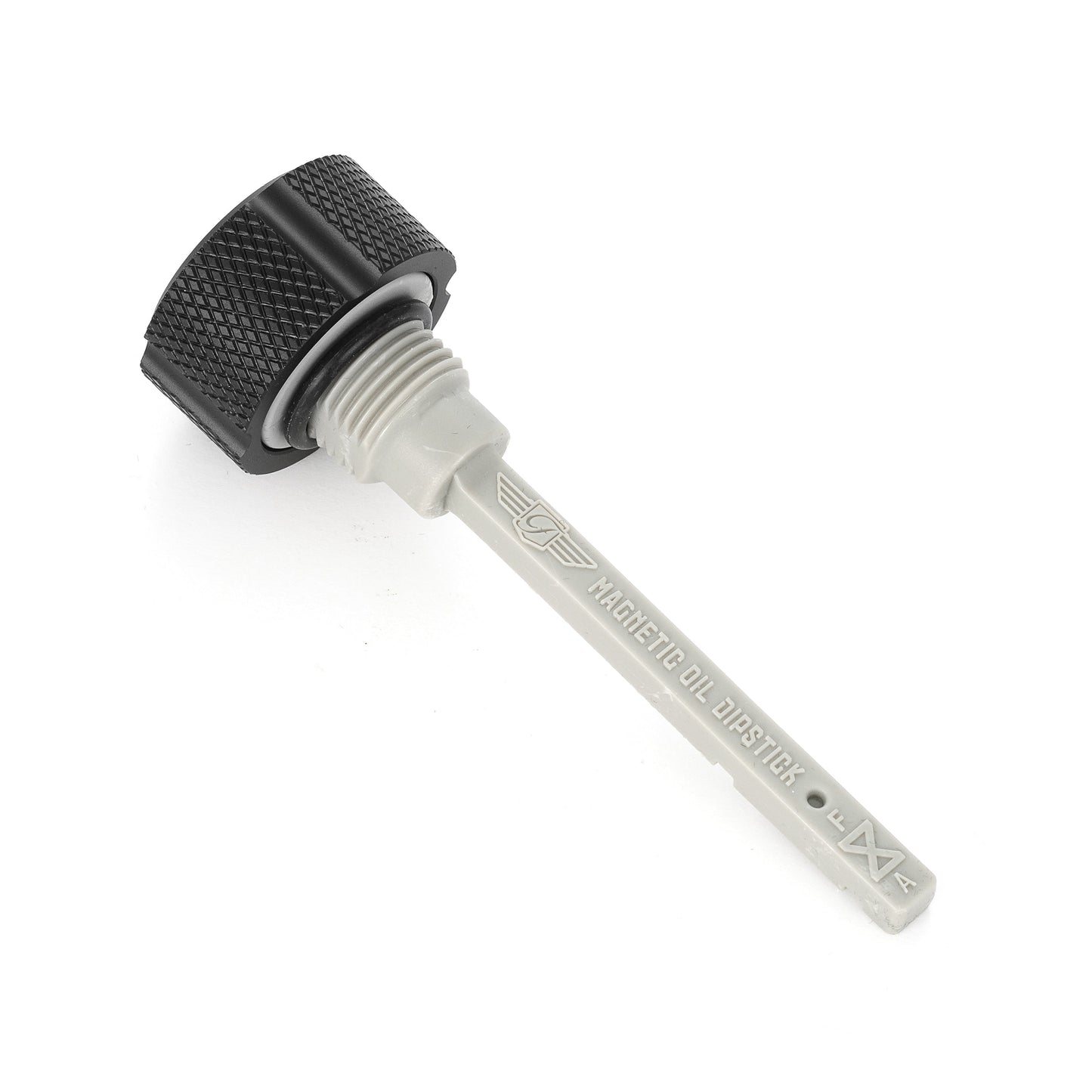 Performance Magnetic Transmission Dipstick for Harley-Davidson M8 (2017-2026) - Knurled Black