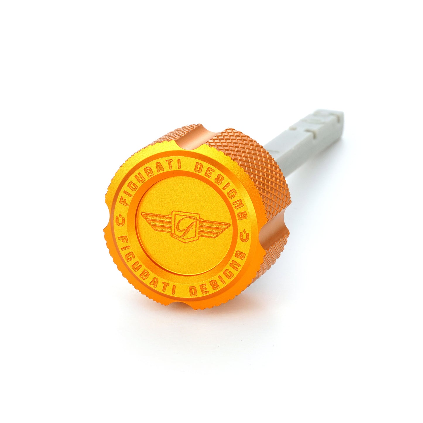 Performance Magnetic Transmission Dipstick for Harley-Davidson M8 (2017-2026) - Knurled Gold