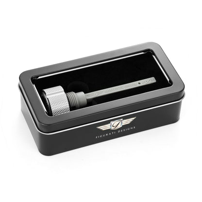 Performance Magnetic Transmission Dipstick for Harley-Davidson M8 (2017-2026) - Knurled Raw Silver