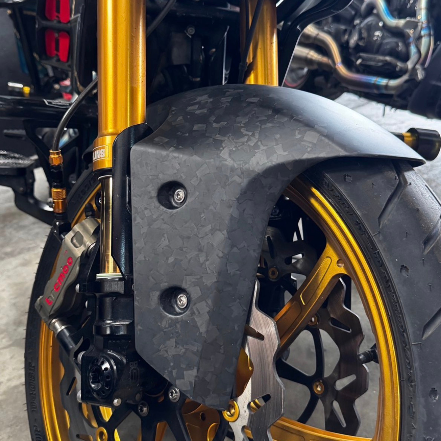 Upper Carbon Racer Front Fender