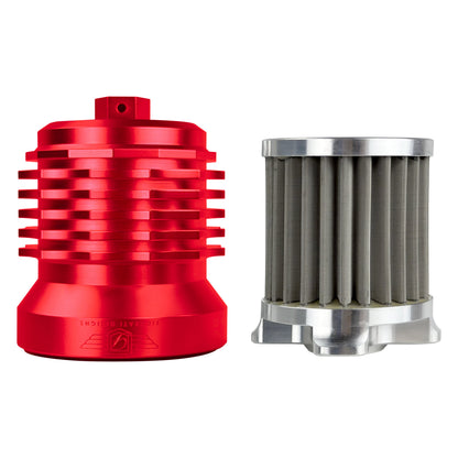 Performance Magnetic Oil Filter for Harley-Davidson (1984-2026) - Red